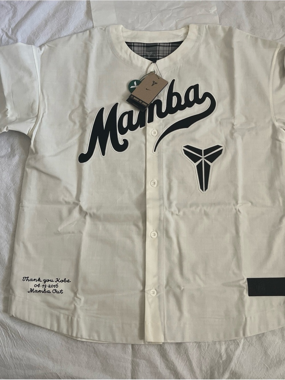 NWT Nike Kobe Mamba Baseball Jersey